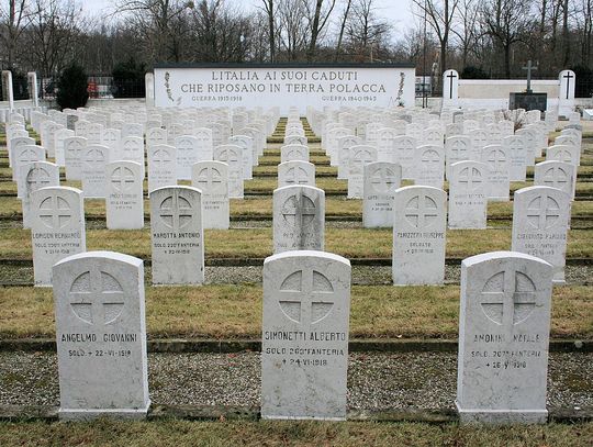 Cimitero militare italiano a Varsavia – skąd na Bielanach wzięli się włoscy żołnierze?