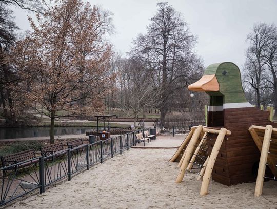 Kacze gniazdo gotowe. Nowy plac zabaw na Stawach Kellera już otwarty