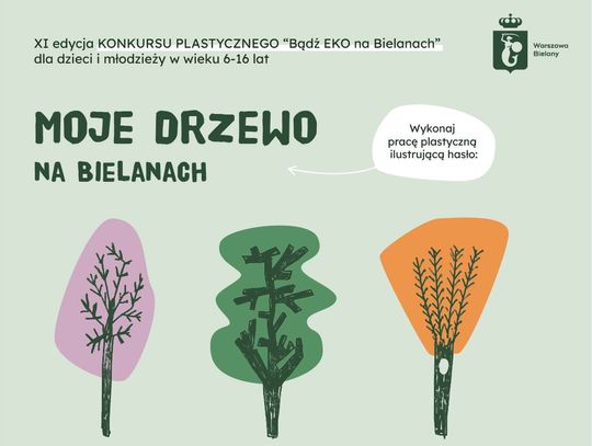 Moje drzewo na Bielanach - konkurs plastyczny