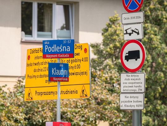 Na Klaudyny pojawią się progi zwalniające