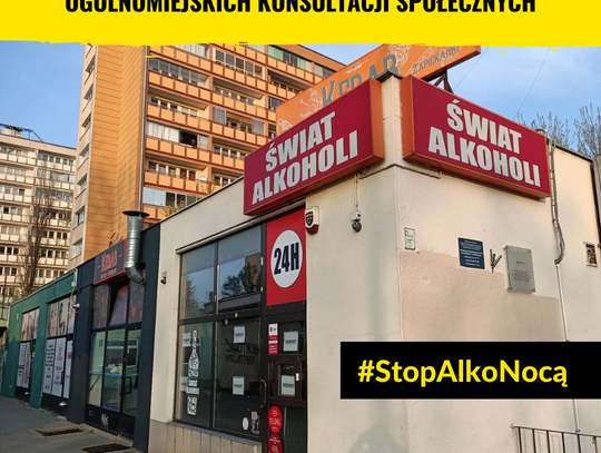 Nie dla sprzedaży alkoholu nocą