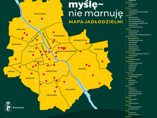 Nie wyrzucaj – podziel się. Warszawskie jadłodzielnie pomagają i ratują żywność Nie wyrzucaj – podziel się. Warszawskie jadłodzielnie pomagają i ratują żywność