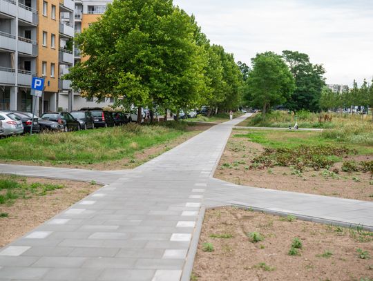 Nowe chodniki i sygnalizacja na Wólczyńskiej – inwestycja z budżetu obywatelskiego zakończona
