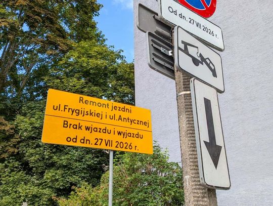 Remont ulic Antycznej i Frygijskiej