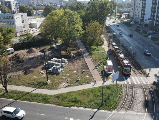 Trwa budowa drogi rowerowej przy Wólczyńskiej