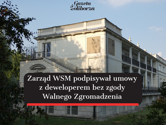 Ujawniono nieprawidłowości. Walne Zgromadzenie WSM sprzeciwiło się inwestycjom deweloperskim