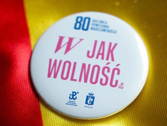 W jak wolność - 60 tysięcy przypinek dla warszawiaków