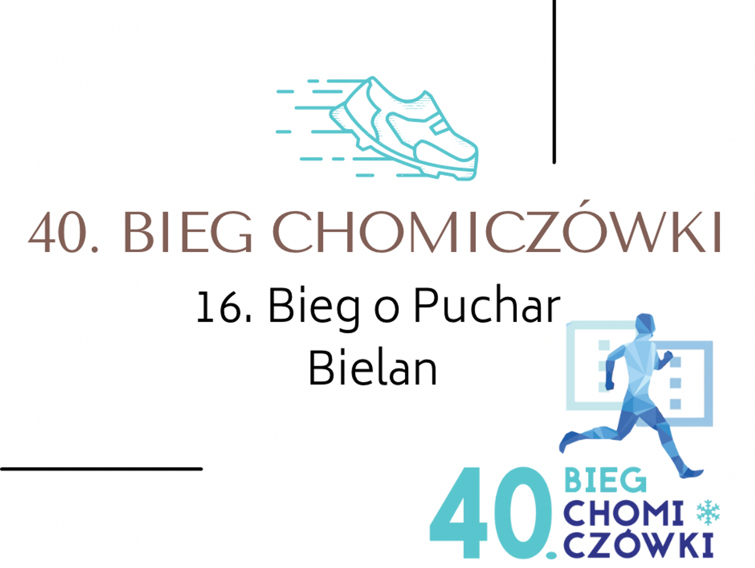 40. Bieg Chomiczówki i 16. Bieg o Puchar Bielan. Informator (nie) tylko