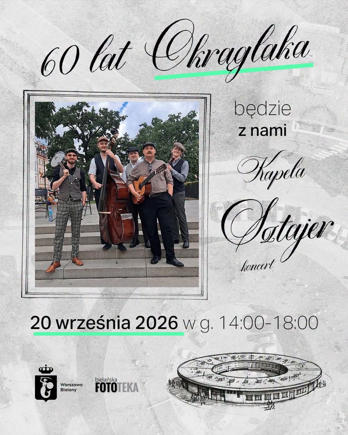 60 lat Okrąglaka. Będą szlagiery dawnej Warszawy i wspólne świętowanie
