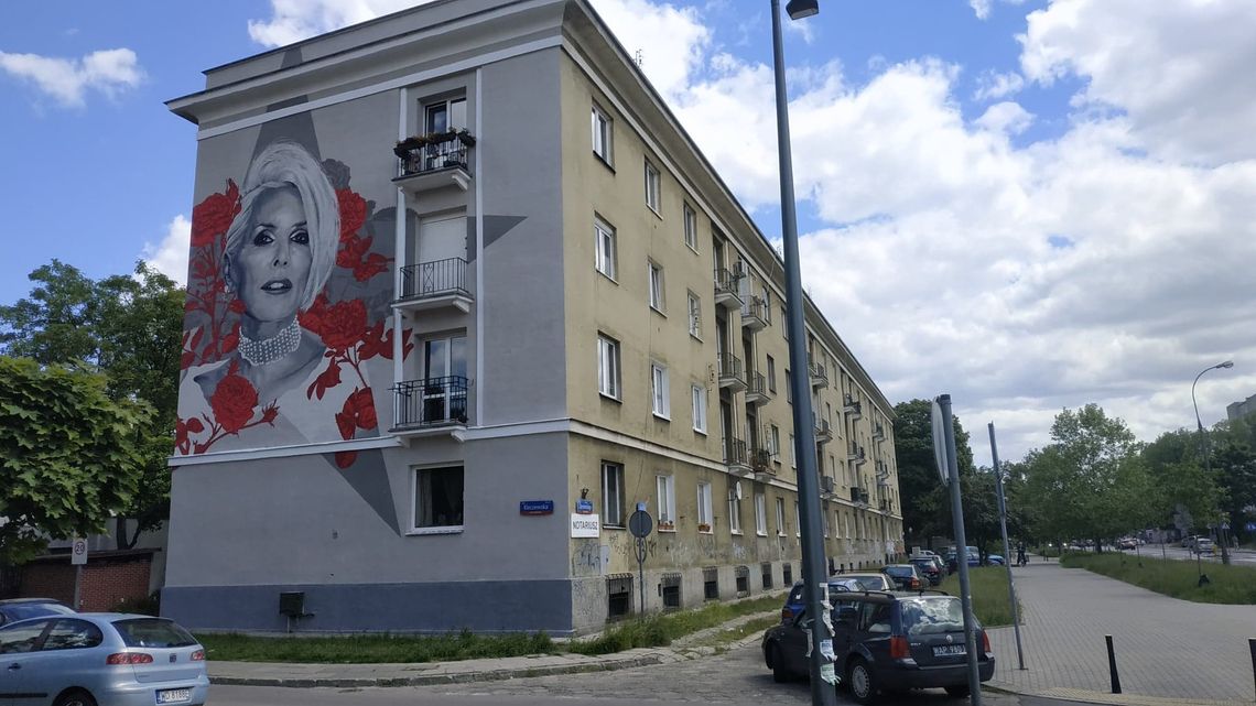 Bielański mural Kory jest już gotowy