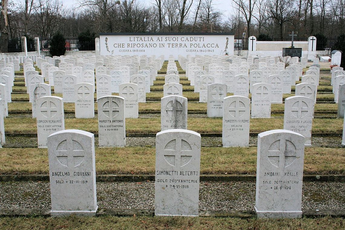 Cimitero militare italiano a Varsavia – skąd na Bielanach wzięli się włoscy żołnierze?