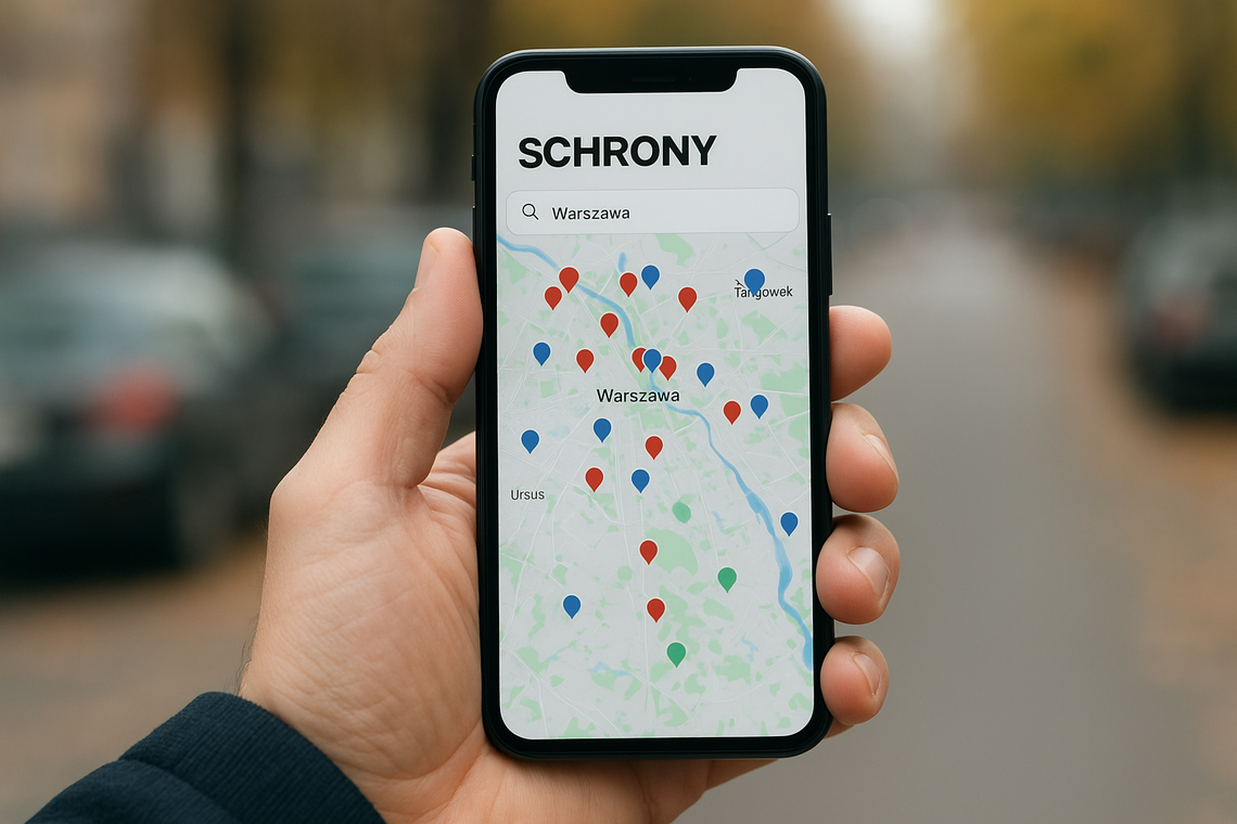 Gdzie się ukryć, gdy zawyją syreny? PSP pokazuje mapę schronów w Warszawie!