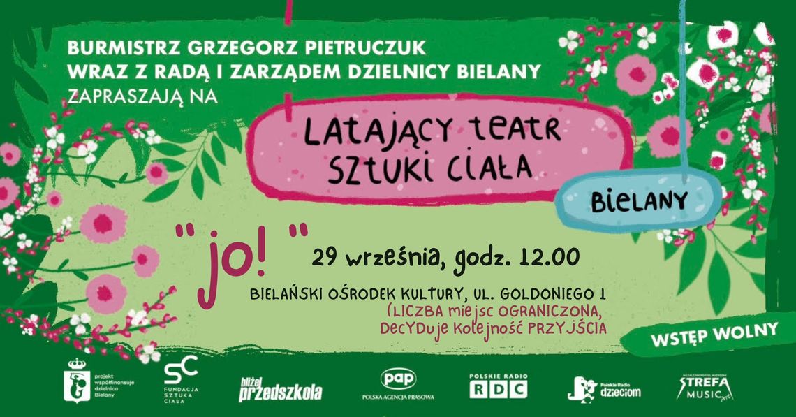 "jO!" - spektakl Latającego Teatru Sztuki Ciała