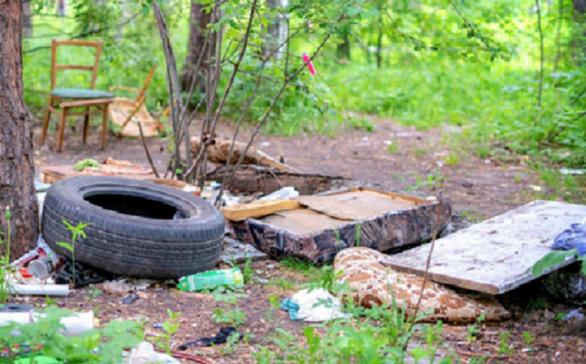 Las nie zapomina – śmieci zostają na pokolenia