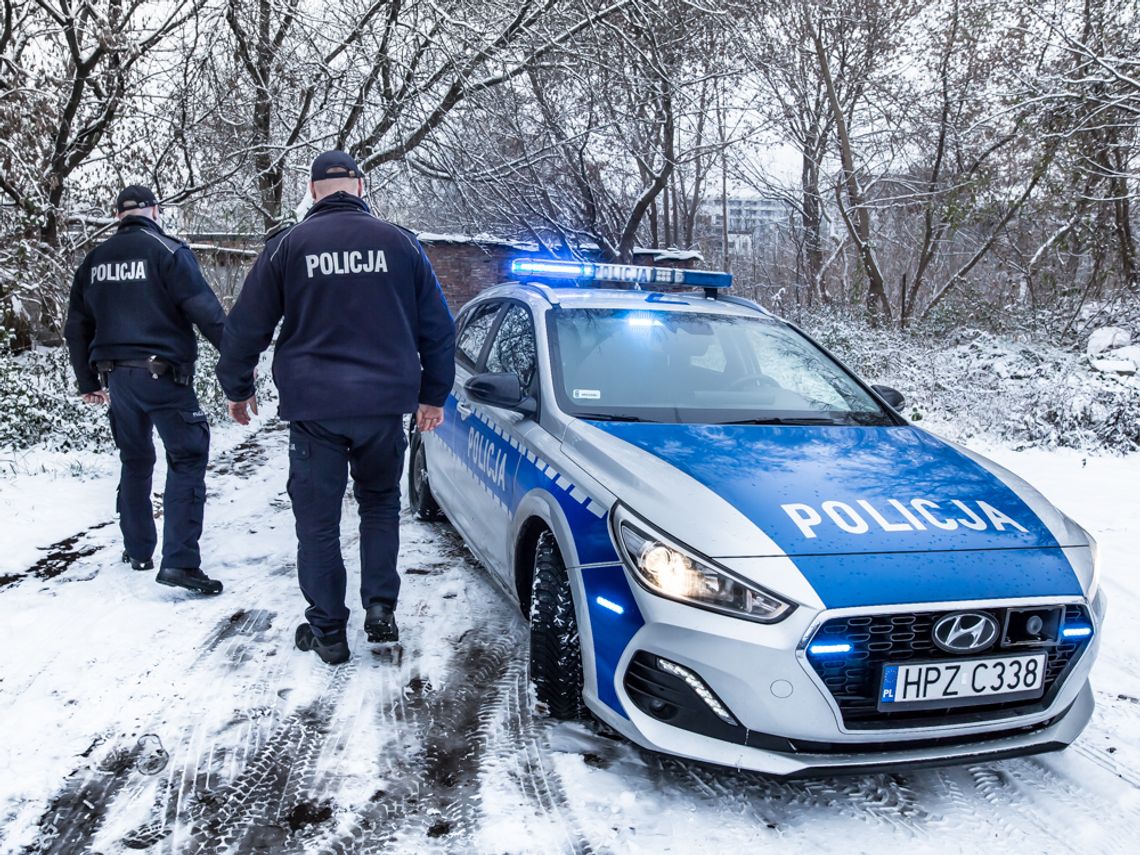 Policja apeluje o reagowanie na zagrożenia związane z wychłodzeniem