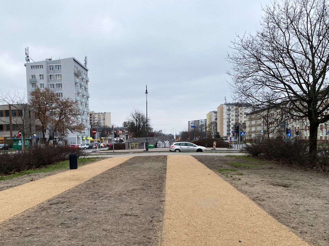 Więcej zieleni przy Kasprowicza. Strefa piesza otwarta