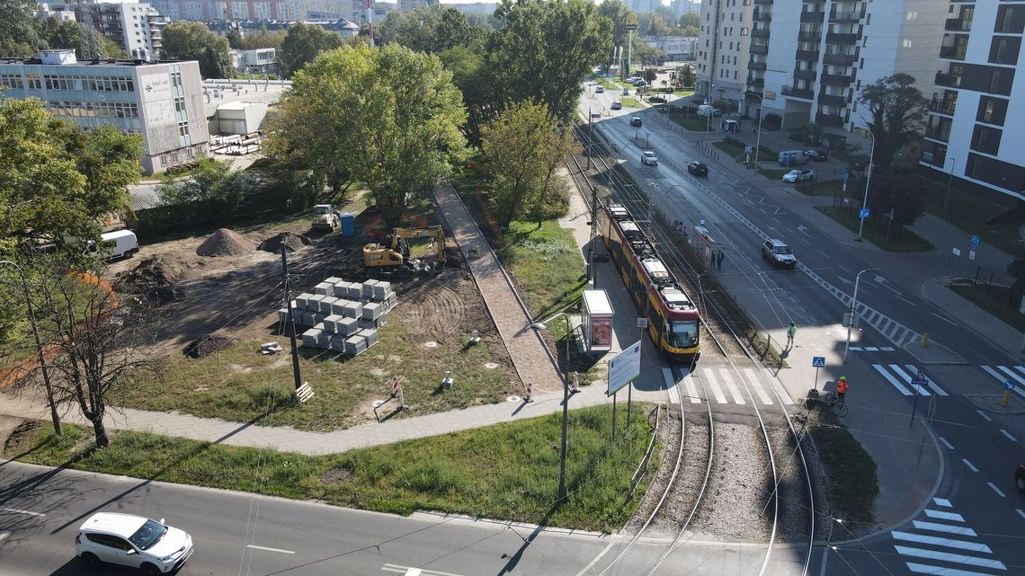 Trwa budowa drogi rowerowej przy Wólczyńskiej