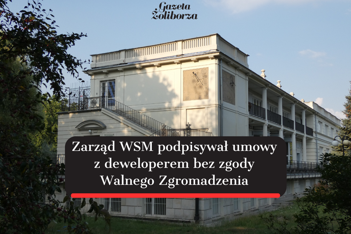 Ujawniono nieprawidłowości. Walne Zgromadzenie WSM sprzeciwiło się inwestycjom deweloperskim