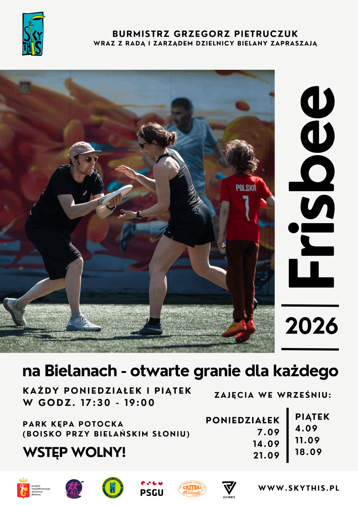 Ultimate Frisbee. Bezpłatne treningi dla dzieci, dorosłych i seniorów Ultimate Frisbee. Bezpłatne treningi dla dzieci, dorosłych i seniorów