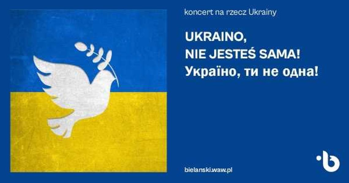 вечір фільмів, Teatr Maska i koncert "Ukraino! Nie jesteś sama!" - Wydarzenia na Bielanach