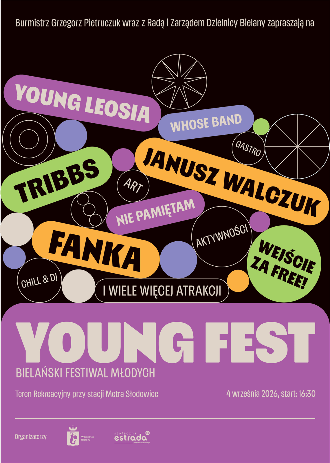 Young Fest 2026. Young Leosia, Tribbs, FANKA i Janusz Walczuk wystąpią podczas pierwszej edycji
