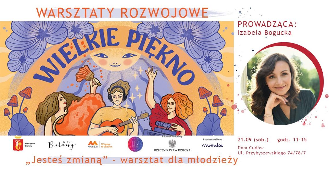 Jesteś zmianą – warsztat dla młodzieży Jesteś zmianą – warsztat dla młodzieży